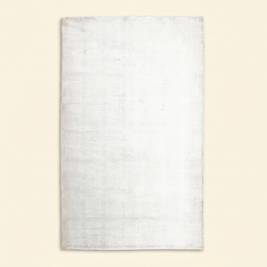 Alfombra DECORDEC de Lana Hecha a Mano, Color Blanco Marfil, Texturizada, Antideslizante, Ecológica, Moderna, con Patrón de Cuadrícula Sutil y Gruesa, para Sala de Estar y Dormitorio - Product Image 1