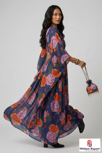 Premium Stylish Women <b>Kaftan</b> Dress Printed Beach Wear Elegant Loose Fit Soft Fabric <b>Summer</b> Cover Up Island Bulk Export Supply - Product Image 5