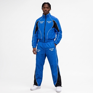 <b>mens</b> <b>green</b> beige rust color block hooded tracksuit windbreaker jacket <b>cargo</b> track <b>pants</b> set streetwear two piece outfit suit - Product Image 4