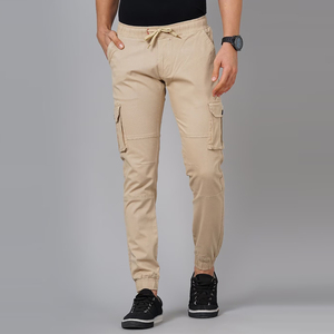 Wholesale 2026 Men's Lightweight Casual Sport Pants Custom Logo 6 Pocket Cargo Pants Streetwear Style with OEM - Product Image 1