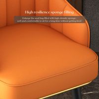 Tabouret de bar moderne et durable en cuir PU avec dossier, hauteur de comptoir, chaise de bar de cuisine avec repose-pieds en métal pour salle à manger, maison, pub, bistrot