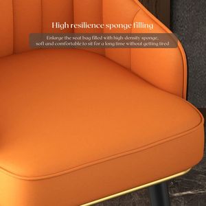 Modern PU <b>Leather</b> <b>Bar</b> <b>Stool</b> with Backrest, Counter Height Kitchen <b>Bar</b> Chair with Metal Footrest for Home Pub Bistro Restaurant - Product Image 3
