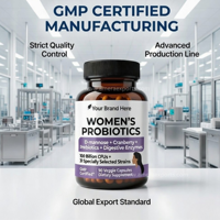 Capsules de probiotiques pour femmes en marque blanche – Complément alimentaire probiotique multi-souches OEM/ODM