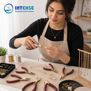 Professional Jewelry Making <b>Pliers</b> <b>Set</b> Long Nose Round Nose Side Cutter Flush Cutter Hand Tools OEM Manufacturer - Product Image 2