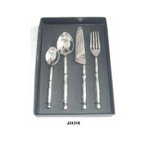 Ensemble de couverts en acier inoxydable de haute qualité avec os et mosaïque en métal poignée ronde couverts dîner ensemble de couverts ensemble d'ustensiles de cuisine - Product Image 6