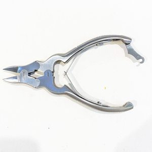 Cortacutículas Profesional de Acero Inoxidable AQDAS INDUSTRIES, Cortador de Uñas con Apertura de Mandíbula Ancha, Puntas de Cuchilla Redondeadas/Afiladas para Uñas - Product Image 1