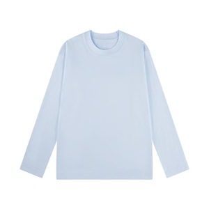 เสื้อยืดแขนยาวผู้ชายแบบพื้นฐาน 310 ตัว ผลิตจากผ้าฝ้าย 100% น้ำหนัก 230GSM ทรงลำลองพอดีตัว พิมพ์ลายดิจิทัล มีให้เลือก 15 สีพื้น ผลิตแบบ ODM ทอผ้า - Product Image 5