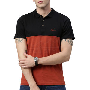 Polo para Hombre, Casual, de Dos Tonos en Contraste, Manga Corta, Estilo Moderno, para Uso Diario, Marca Privada, Camisetas Polo de Verano - Product Image 1