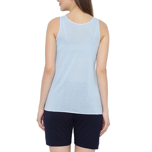 Ensemble court d'été tendance pour femmes avec t-shirt à manches courtes doux et short confortable, parfait pour les tenues quotidiennes - Product Image 6