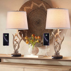 Rustic Design Wood <b>Table</b> Lamps Lamp Bases-Eco-Friendly Handmade Lightweight Rectangle <b>Shape</b> for Living Room | Aqudus Saleem - Product Image 3