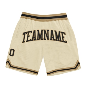 Wholesale Direct OMMIZ INDUSTRY Best Selling Custom White Black-<b>Old</b> Gold Authentic Throwback Basketball <b>Shorts</b> - Product Image 1