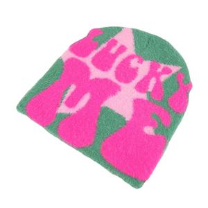 Gorro personalizado de mohair suave y cálido hecho a mano con textura fina que brinda comodidad, durabilidad y elegante diseño de invierno - Product Image 3