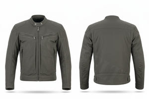 Chaqueta de Motocicleta Elegante de Primera Calidad, con Múltiples Bolsillos con Cremallera, Ajustable, Cómoda y Moderna, Chaqueta de Moto Personalizada - Product Image 3