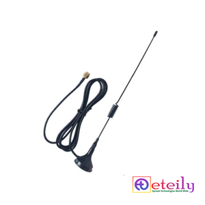 Antena Magnética GSM de Alto Rendimiento y Baja Pérdida de 3dBi con Cable RG174 (L- 3m) Conector Recto SMA (M) para Comunicación - Product Image 1