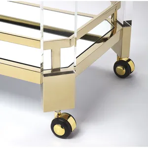 Modern Handmade Metal <b>Kitchen</b> Utility <b>Storage</b> <b>Trolley</b> with Heavy Duty Metal Frame Spacious MultiLuxury Handmade Ceramic Eco - Product Image 4