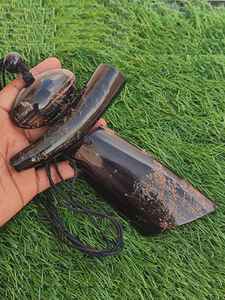 Buffalo Horn <b>Statement</b> <b>Necklace</b> Ethically Sourced Adjustable - Product Image 3