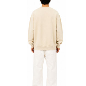 Men Heavyweight Sweatshirt Casual Style Warm Pullover Top For Everyday Outfits Comfortable Streetwear <b>Clothing</b> For <b>Cool</b> Weather - Product Image 2