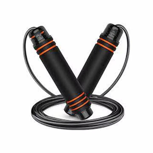 Corde à sauter Geo Brother Company GB-51 personnalisée en gros avec poignée en bois, en cuir de vachette, longueur 3m, capacité 1kg, marque privée - Product Image 3