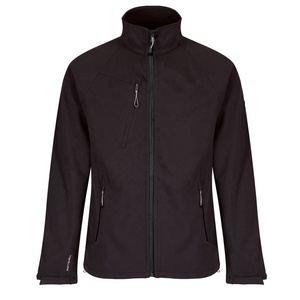Ventes en gros de vestes de sport d'hiver pour hommes en softshell, fermeture à boutons recouverts, imperméables, coupe-vent, logo brodé sur le devant - Product Image 6