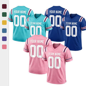 เสื้อฟุตบอลอเมริกันแฟชั่นขายส่ง แห้งเร็ว คุณภาพสูง สำหรับผู้ชาย - Product Image 6