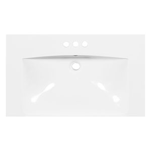 Mobile da Bagno in Resina da 30 Pollici con Lavabo, Solo per Bagni Piccoli - Product Image 1