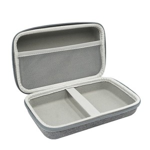 Gray Oxford Fabric Waterproof Shockproof Zipper Case Portable Storage EVA Case - Product Image 1