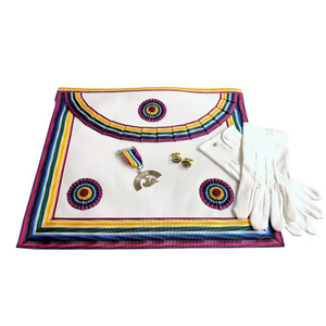 Tablier de Franc-Maçonnerie de Haute Qualité et Durable pour Loges Anglaises, avec Logo Personnalisé et Broderie, Conception OEM ODM - Product Image 4
