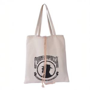 Sac fourre-tout de plage pliable antivol imperméable 100 % coton avec cordon de serrage, motif géométrique, 250 g, pour courses, vente en gros - Product Image 1