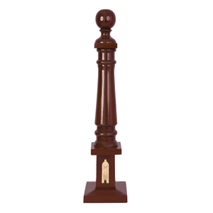 Ensemble de colonnes maçonniques en bois poli de qualité supérieure, personnalisées pour les loges maçonniques, colonnes de Warden senior et junior, souvenir artisanal - Product Image 3
