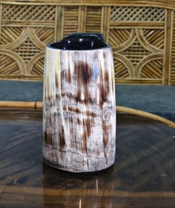 Taza de cuerno de búfalo, taza para beber de cuerno, tazas de cuerno de gran tamaño de F.S. International - Product Image 1