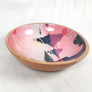 Bol de service en bois chinois le plus vendu, design classique pour la maison, la cuisine et les fêtes, écologique - Product Image 1