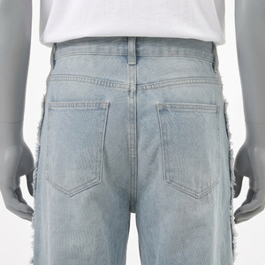 Jeans de Mezclilla para Hombre, Corte Recto, Cintura Alta, Estilo Casual, Lavado a la Piedra, para Primavera - Product Image 4