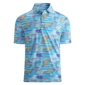 Camiseta Polo Negra de Manga Corta para Hombre, Diseño Floral y Tribal, Impresión Digital, Estilo Casual, Camisetas Polo Personalizadas a Precio Económico - Product Image 5