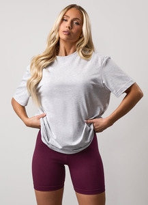 Camiseta Oversize de Algodón para Mujer, Suave, Transpirable, Informal, Holgada, Cómoda para Uso Diario, Manga Corta, Estilo Moderno con Botones - Product Image 5