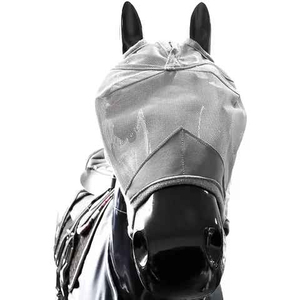 Horse Fly Mask Breathable Anti-Mosquito Elastic Comfortable Face Cover & Ears Protection for Horse Riding <b>Equestrian</b> with OEM - Product Image 1