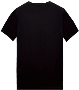 T-shirts personnalisés en strass 100 % coton pour hommes, impression sérigraphique tricotée, logo personnalisé, brillant, uni, 220 grammes - Product Image 2