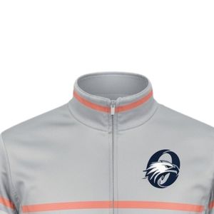 <b>Men</b> Gray Orange Hockey Sports <b>Jacket</b> Polyester Athletic Wear Training Uniform Outdoor Sports Apparel Team Performance <b>Jacket</b> - Product Image 3