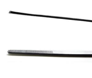 Pinces à pansements professionnelles à embouts dentelés pour hôpitaux, cliniques, laboratoires médicaux, instruments approuvés ISO - Product Image 3
