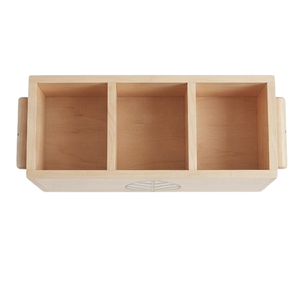 Organizador Multiusos de Madera Natural, Madera de Abedul Marrón Claro, Caddy de Madera Hecho a Mano en India para Cocina, Suministrado por India - Product Image 2
