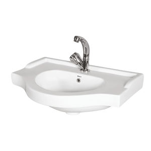 Exportador Indio Ofrece Lavabo de Cerámica Blanca de Alta Calidad para Montar en la Pared, para Compradores Serios - Product Image 1