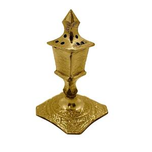 Support pour bâtonnets d'encens en laiton pur, pour Puja, Diwali, Mandir, Temple, festif, incassable et robuste, avec cendrier - Product Image 3