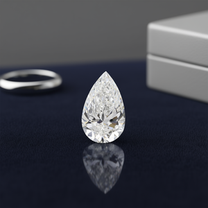 Diamant cultivé en laboratoire certifié IGI 10,42 carats, taille poire, VS1, haute qualité et polyvalent - Product Image 3