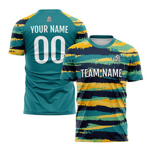 เสื้อฟุตบอลแบบสั้นพิมพ์ลายแบบใหม่ ระบายอากาศได้ดี ป้องกันรังสียูวี สำหรับผู้ชาย ฝึกซ้อม ทีมฟุตบอล ชุดกีฬาแบบกำหนดเองได้ - Product Image 4