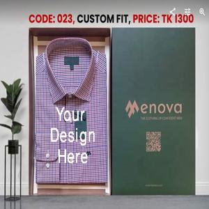 Camisas de Manga Larga para Hombre, 100% Algodón, Ecológicas, Transpirables, Lisas, Antiarrugas, Nueva Colección, Estilo Formal de Negocios, Venta Directa de Fábrica - Product Image 2