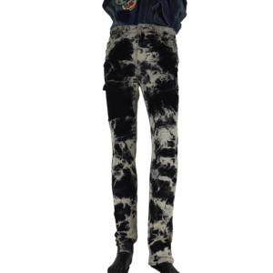Men's Tie Dye Straight Fit Jeans Midweight Cotton Casual <b>Summer</b> Wear Bleach Stone Wash Button Fly Mens Tie Dye <b>Pants</b> OEM 2026 - Product Image 3