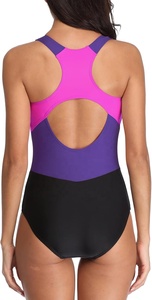 Maillot de bain deux pièces pour femmes, ensemble bikini taille haute, maillot de bain de soutien, séchage rapide, extensible, pour la plage, la piscine, le sport - Product Image 5
