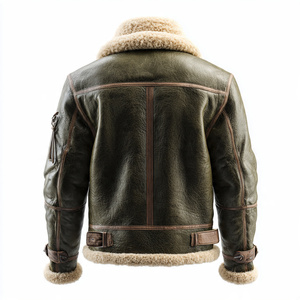 PREMIUM FUR LEATHER <b>JACKET</b> HEAVY DUTY FOR FORMAL WEAR. This one Screams Money and Durability. Winter <b>Jacket</b> that actually lasts - Product Image 4