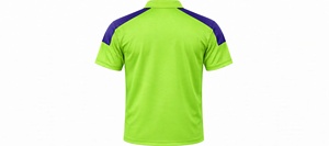 Polo de sport vert lime personnalisé, sublimation, logo personnalisé, maillot d'équipe mascotte des Ravens, respirant, séchage rapide, manches courtes - Product Image 4