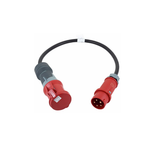 Adattatore spina maschio 63A 5P - spina femmina 32A 5P - 1 metro - Product Image 1