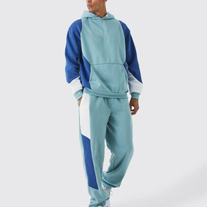 Ensemble de vêtements de sport pour homme, sweat-shirt et jogging en coton et polyester lourd, ensemble de survêtement unisexe écologique - Product Image 5